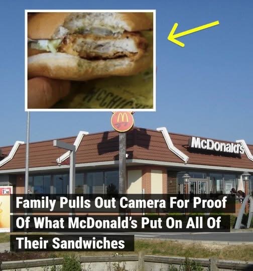 A family stopped at an Alabama McDonald’s on their trip from New York and ordered 14 chicken sandwiches. As soon as they sat down and started to eat them, they immediately noticed that they all tasted a bit weird. They were horrified when they realized what the weird taste really was. How do you feel about this?