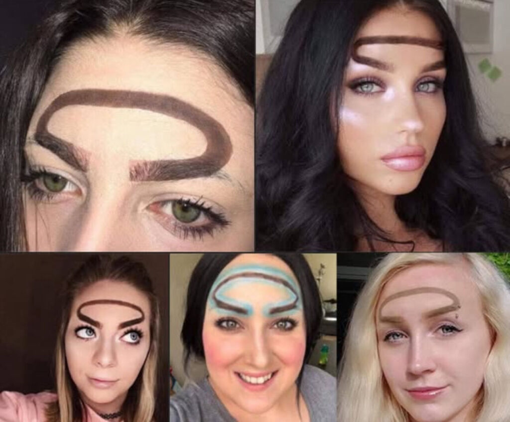 The latest eyebrow trend taking the internet by storm 😮😮👀 Check the comments 👇👇