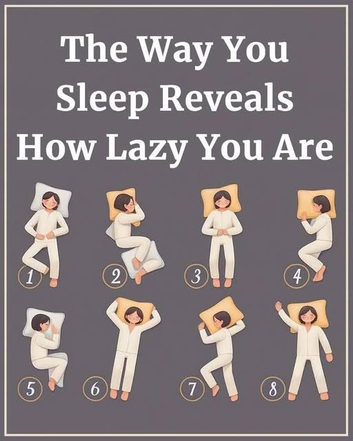 The Way You Sleep Reveals How Lazy You Are 🥱🦥→