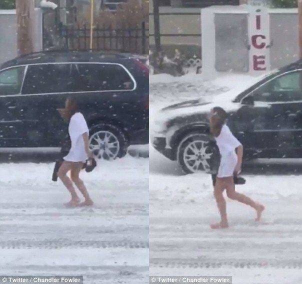 Cheating Wife Caught Running Home In The Snow. Try not to gasp when you see the VIDEO.The video is in the first comment 👇😱