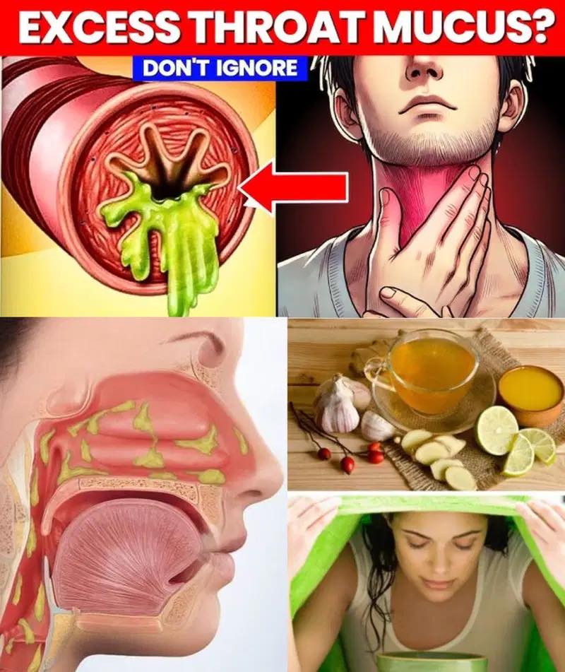 4 Effective Home Remedies to Eliminate Mucus and Phlegm in the Throat, Sinusitis, and Rhinitis 👇