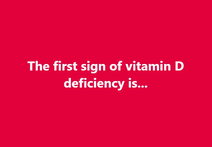 10 signs of Vitamin D deficiency you shouldn’t ignore