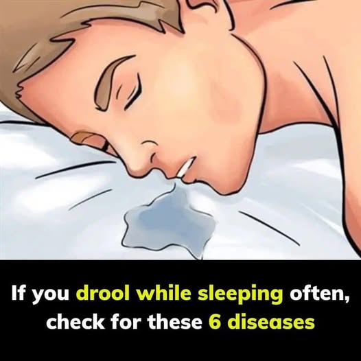 If you drool while sleeping often, check for these 6 diseases….👇👇👇