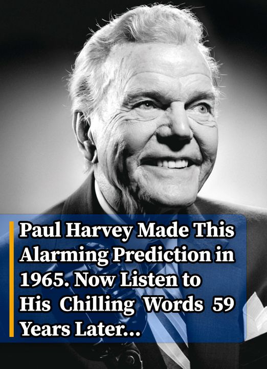 A warning from 1965…Paul Harvey Made This Prediction in 1965. Now Listen to His Chilling Words… Check out the video in the first comment below😭⬇