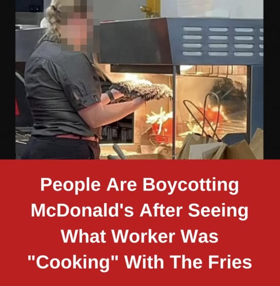 People Are Boycotting McDonald’s After Seeing What Worker Was “Cooking” With The Fries 👇