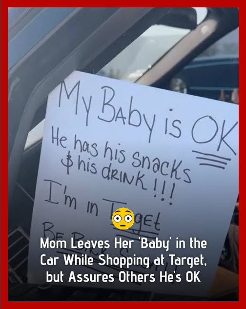 Mom Leaves A Note Because She Left Her ‘Baby’ In The Car While Shopping At Target