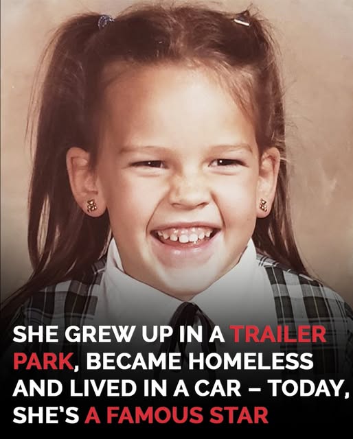 This girl grew up in a trailer park and dropped out of school to chase her dream of becoming an actress. While homeless and living in a car with her mom, she refused to give up. 😳 Today, she’s a Hollywood icon – her name and incredible journey are in the comments below. 👇