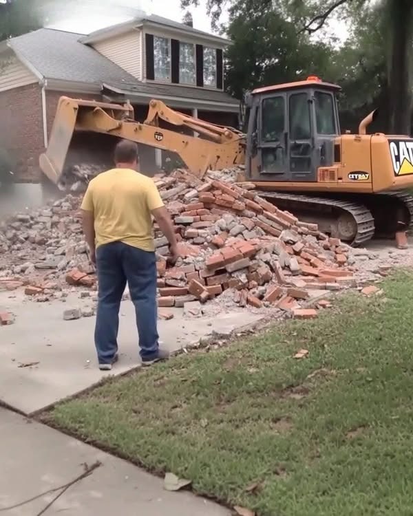 Feuding Neighbors Build Wall on Property Line, Wake up Hearing Bulldozer One Day – Story of the Day